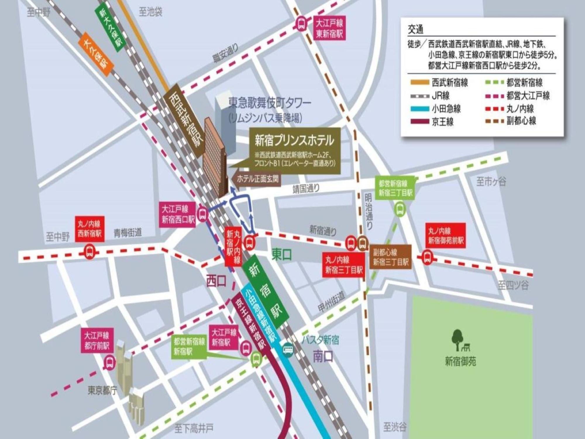 Shinjuku Prince Hotel Tokyo Eksteriør bilde